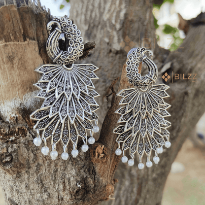 Handmade Silver Jhumkas: Ethnic Elegance - Bilzz.in