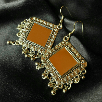 Triangle Treasure: Boxed Jhumka Earrings - Bilzz.in