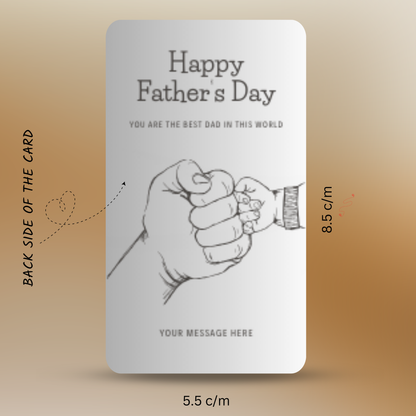 Personalized Photo Wallet Card for Dad