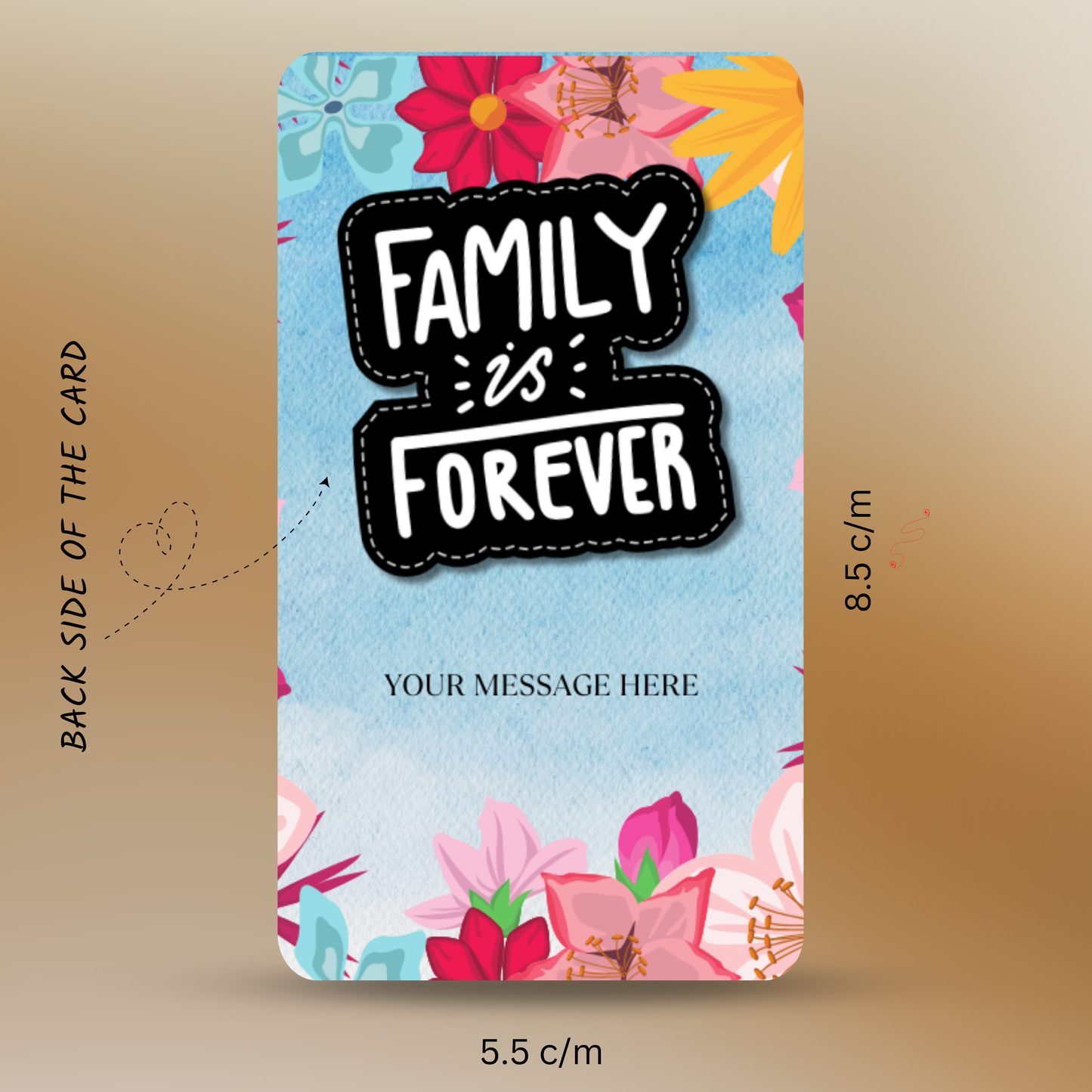 Personalized Photo Wallet Card For Family