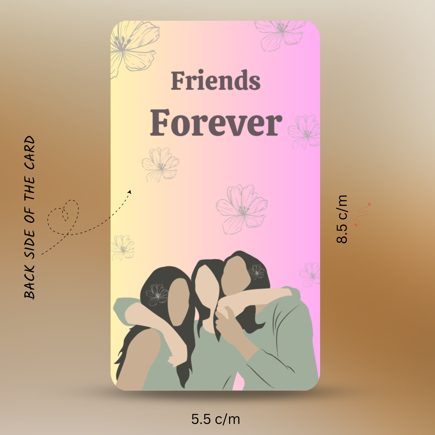 Personalized Photo Wallet Card For Friends