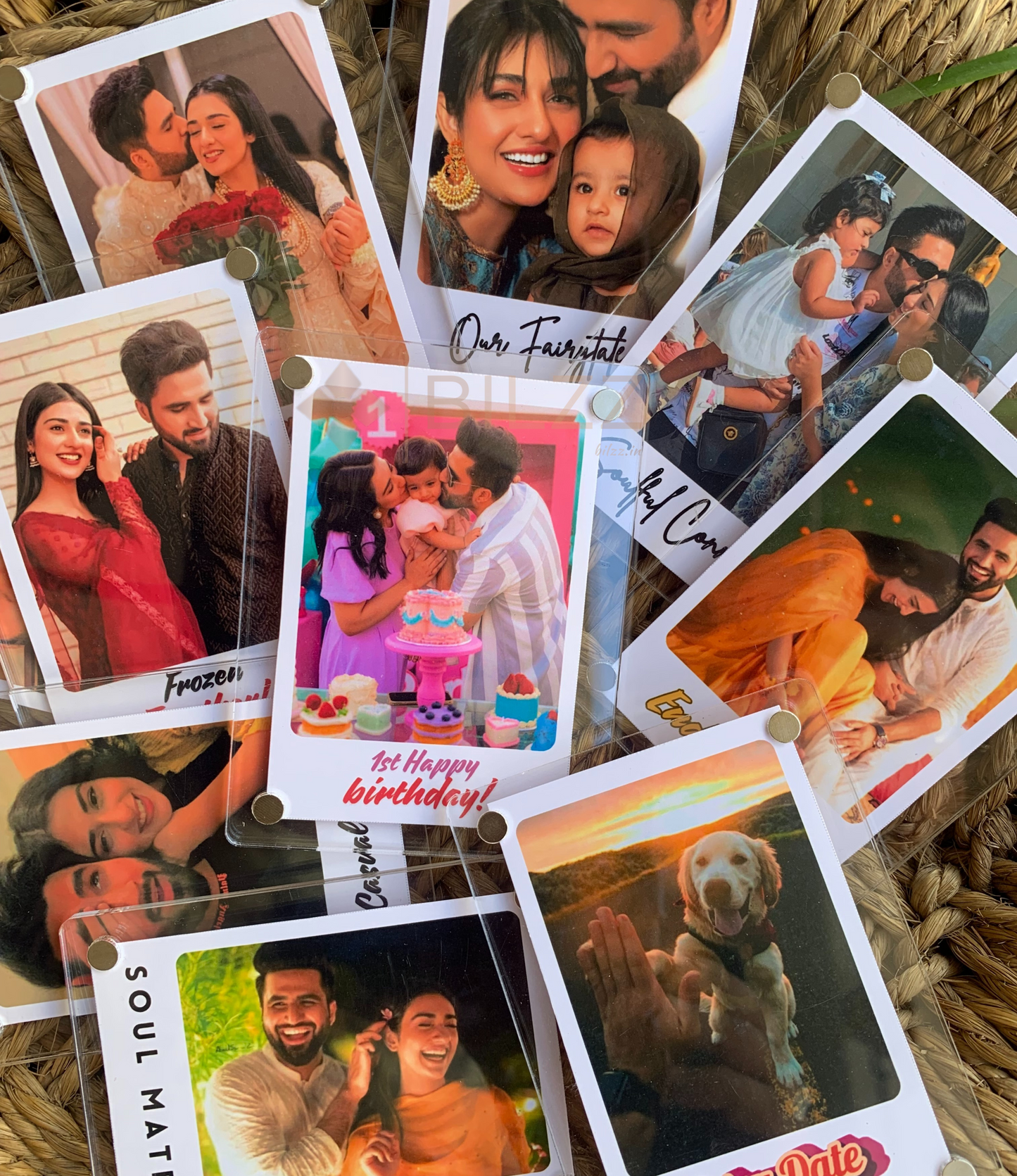 Polaroid Acrylic Magnetic Photo Frame – Double-Sided Fridge Magnet for Instax Mini & Polaroid Photo Prints